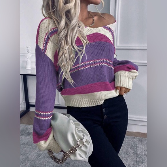 Striped Sweater 💕 - Picture 3 of 5